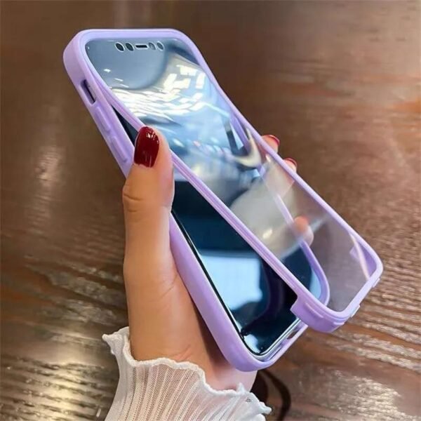 360 Full Body Front+Back Clear Case For iPhone 13 14 11 12 Pro Max XS  15 Plus Luxury Bumper Shockproof Back Cover - Image 14