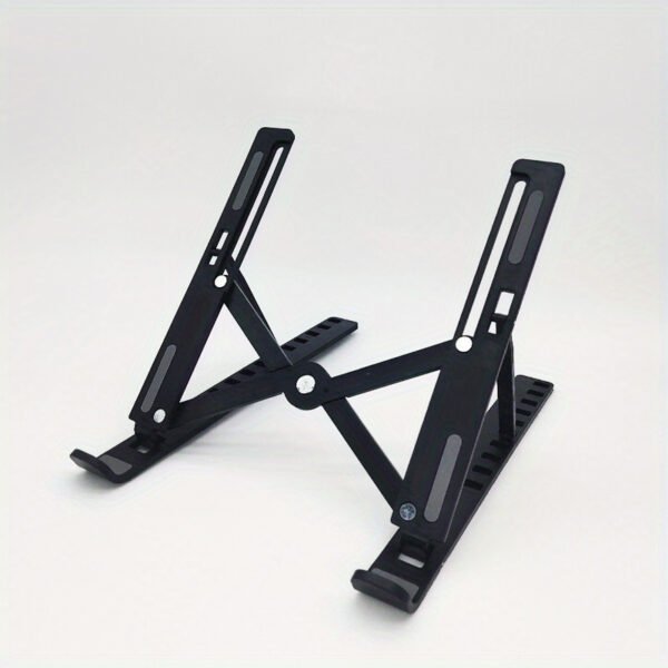 Adjustable & Portable Laptop Stand - Foldable, Cooling Base For Desktops And Tablets, Durable Abs, 10-Position Height - Image 5