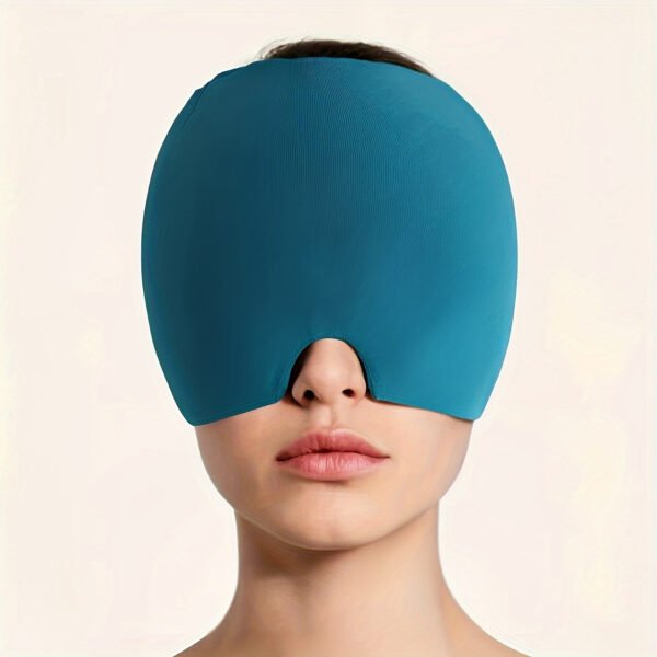 1pc Gel Ice Pack Headache Relief Cap - Stretchable Headwear for Hot And Cold, Odorless, No Power Required to Use, No Battery Needed - Effectively Treat Tension, Pressure, Fever, Relieve Fatigue - Image 2