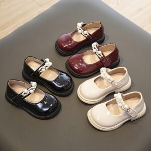 Stylish & Comfy Pearl Loafer Shoes for Baby Girls - Perfect for Performance, Parties & All Seasons!