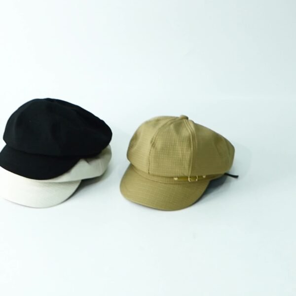 1pc Elegant Classic Newsboy Hat Lightweight Breathable Cap Solid Color Fashionable Hats For Women - Image 11