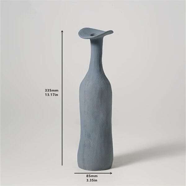 Minimalist Morandi Ceramic Vase - Chic Cylinder Ornament for Stylish Home Decor - Image 4