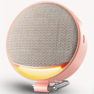 Omini SE Portable White Noise Machine with 12 Soothing Sounds, 8 Night Light Colors, Memory Function - USB Rechargeable for Home, Travel, Office, Youngsters, Youngsters & Adults, White Noise Machine