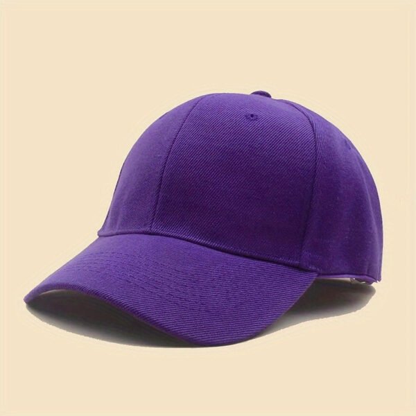 Solid Color Baseball Cap Lightweight Simple Casual Couple Dad Hats Unisex Sun Hats For Women & Men - Image 21