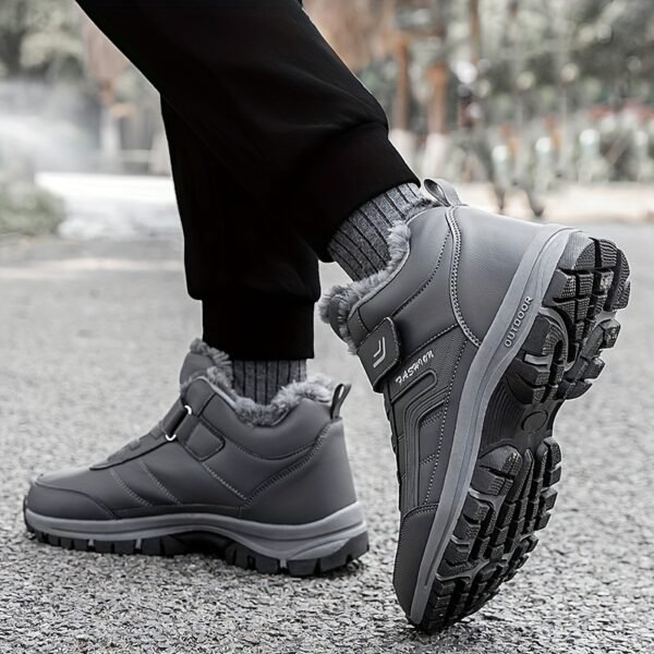 2023 Plush Winter Boots Men Shoes Snow Boot Man Keep Warm Ankle Outdoor Casual Sneakers - Image 12