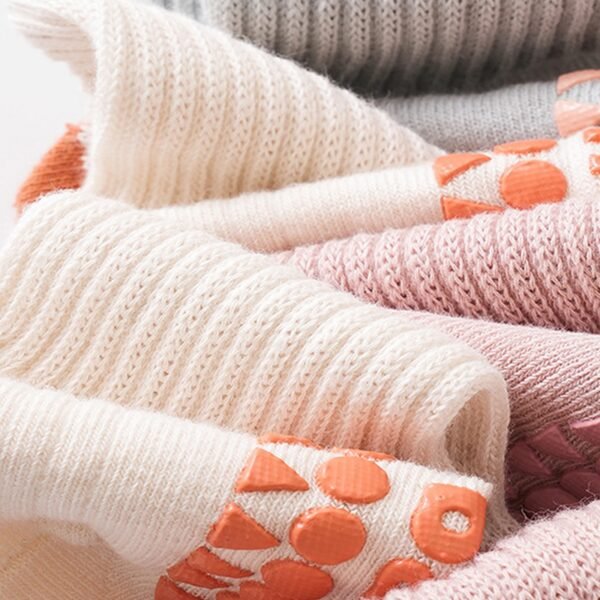 6 Pairs of Floor Socks Cartoon Children's Learning Shoes Baby Socks Soft Bottom Indoor Anti-slip Socks for Boys and Girls, Suitable for Daily Life - Image 6
