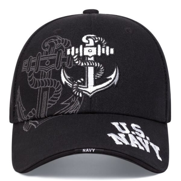 US Navy Embroidery Baseball Cap Unisex Solid Color Casual Dad Hat Lightweight Adjustable Sun Hats For Women & Men