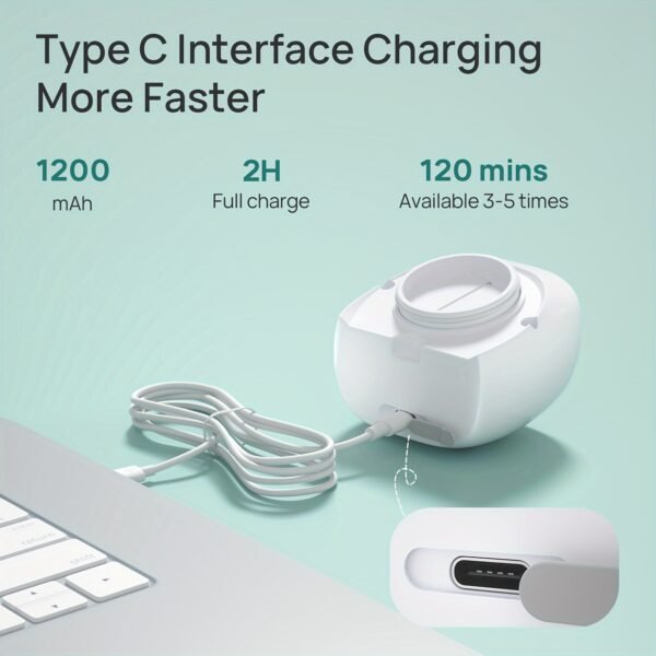 Hands Free Breast Pump, Paruu LED Display Electric Wearable Breast Pump X1, 2 Mode & 9 Levels Adjustable For Breastfeeding Moms Pumping, Low Noise & Painless Portable Breast Pump, 24mm Gray - Image 9