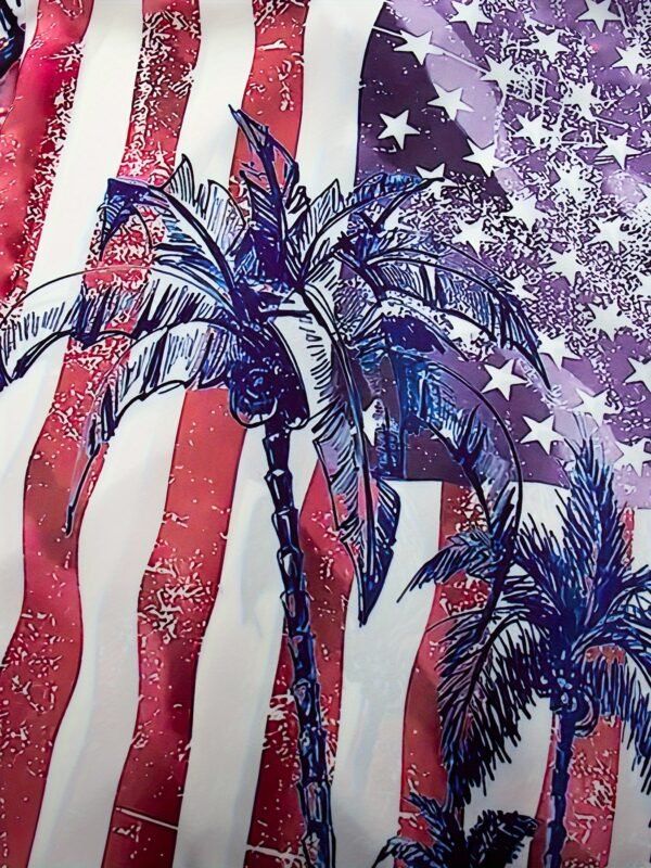 Men's Hawaiian shirt unisex summer beach casual short sleeved button up shirt 3D digital printed pattern  formal shirt - Image 9