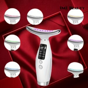 7-Color LED Neck & Face Beauty Device - USB Rechargeable Massager with Lithium Battery, Fragrance-Free, Multi-Functional Skincare Tool for Women