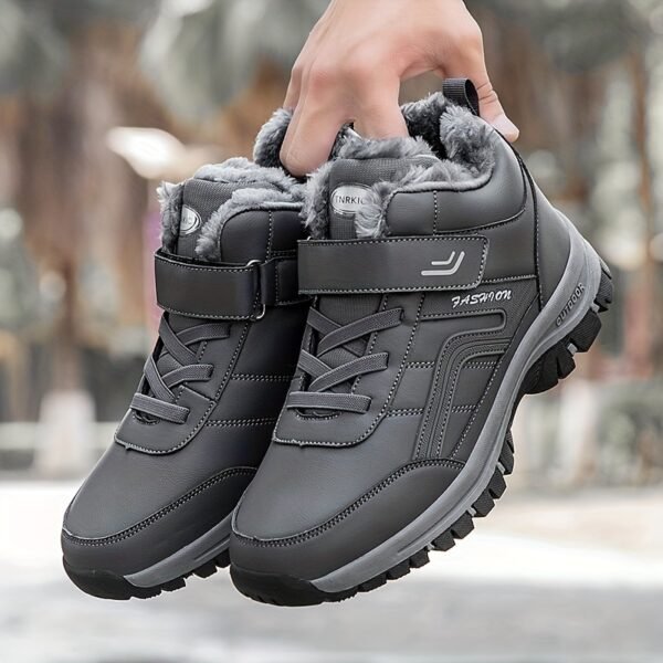 2023 Plush Winter Boots Men Shoes Snow Boot Man Keep Warm Ankle Outdoor Casual Sneakers - Image 8
