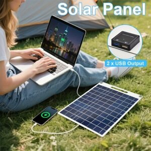 1pc Portable Solar Charging Panel - 5V USB Power Regulator with 2.5A Output, Lightweight Compact Design for Outdoor Camping, Home Backup Power, Compatible with Phones, Power Banks, Flashlights, Fans, and Solar Phone Chargers, Sturdy Construction