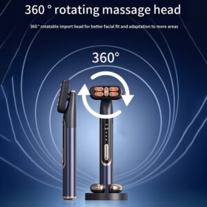 Purple 9-Speed Facial Massager - Skincare Tool Gift Set for Home and Mom