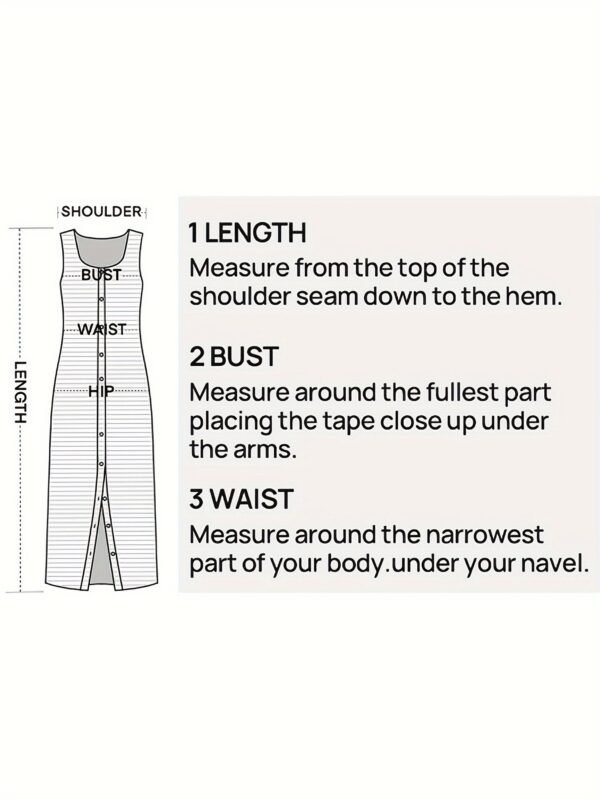 Women Dress, Midi Dress, Sleeveless Blue Stripe Tank Tops Dress, U-neck Slim Dress, Front Split Casual Dress - Image 2