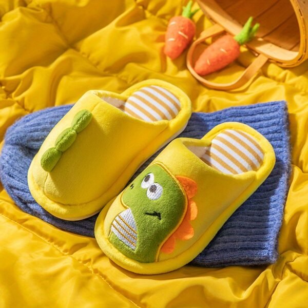 Cozy Cartoon Slippers - Soft, Non Slip, Slip-on, Cute Design, Indoor Home Shoes for Baby Girls, Autumn and Winter Wear - Image 20
