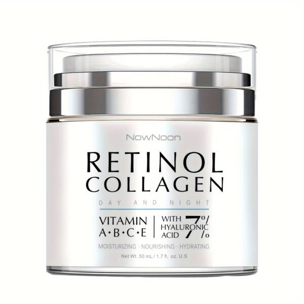 1.69oz Retinol Cream For Face Night And Day, Skin Cream With Retinol Collagen Face Cream, Vitamin C Moisturizer, Retinol Moisturizer For Face Sensitive Skin