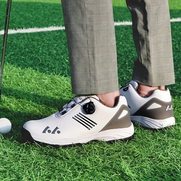 [LEFUS Golf Shoes] LEFUS Non-Slip Men's Golf Shoes - Breathable, Comfortable, Rotating Buckle Closure for All Seasons - Image 8