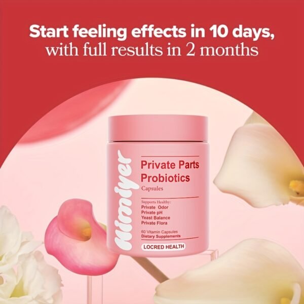 Women's Vaginal Probiotics, Balances PH Levels, Diminishes Intimate Odors, Contains Pumpkin Seed Extract, Soy Germ Extract, Saw Palmetto, Lactobacillus Probiotic Blend, One Jar For One Month's Use - Image 4