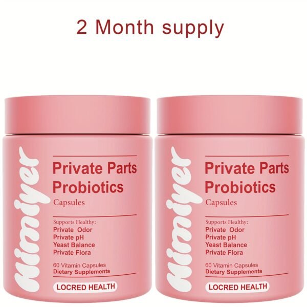 Women's Vaginal Probiotics, Balances PH Levels, Diminishes Intimate Odors, Contains Pumpkin Seed Extract, Soy Germ Extract, Saw Palmetto, Lactobacillus Probiotic Blend, One Jar For One Month's Use