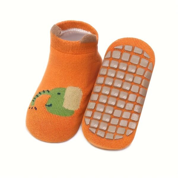 Newborn Baby Socks: Soft Cotton And Polyester Blend, Non-Slip Grip, Suitable for 0-1 Year Olds, Hand Wash Or Dry Clean, Seasonal All Year Round - Image 3