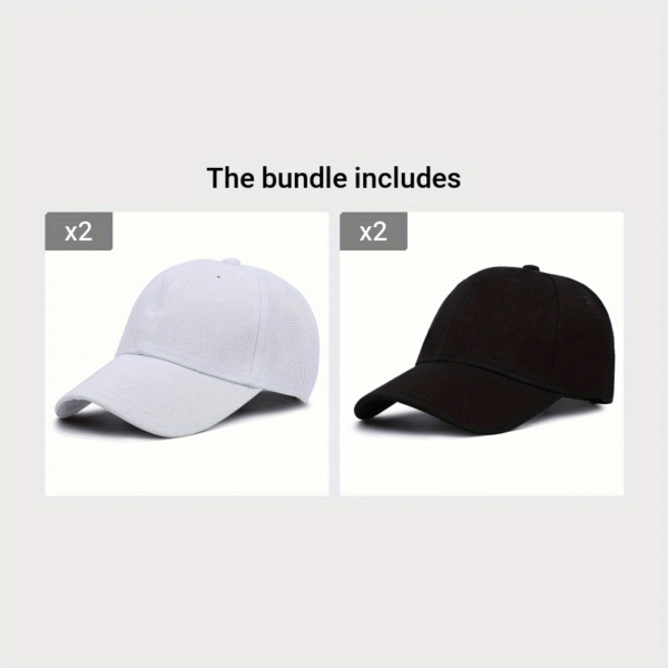 Solid Color Baseball Cap Lightweight Simple Casual Couple Dad Hats Unisex Sun Hats For Women & Men - Image 27