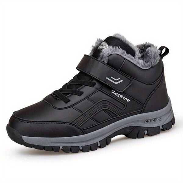 2023 Plush Winter Boots Men Shoes Snow Boot Man Keep Warm Ankle Outdoor Casual Sneakers - Image 3