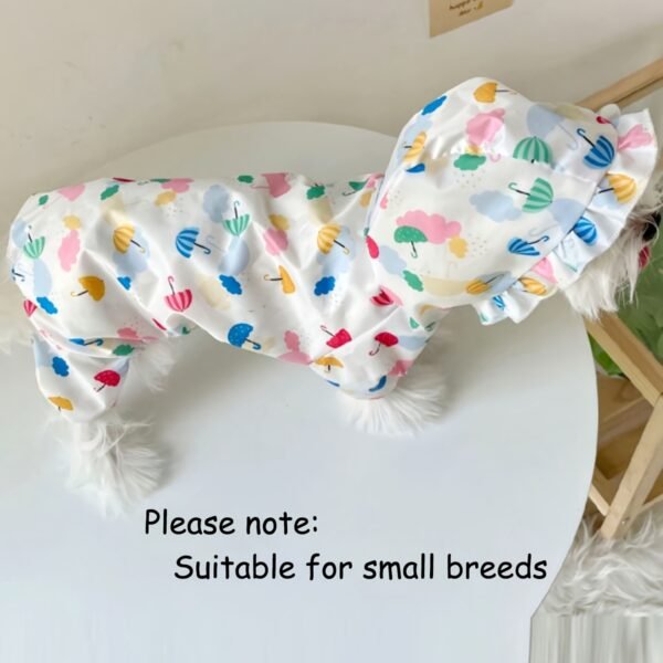 Waterproof Pet Raincoat For Small Dogs - Cute And Functional Outdoor Dog Apparel - Image 5