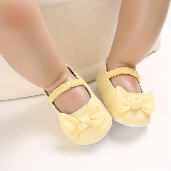 Adorable Bowknot Mary Jane Shoes - Comfortable, Lightweight, Non-Slip, Soft Flat Sole Shoes for Baby Girls, Perfect for Indoor, Outdoor, Party, Spring, and Autumn Occasions - Image 13