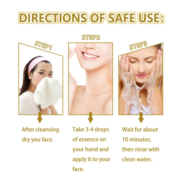 Hoygi Ginseng Face Serum Fade Fine Lines Anti-aging Improve Dullness and Roughness Firming Nourishing Skin Booster Face Serum - Image 5