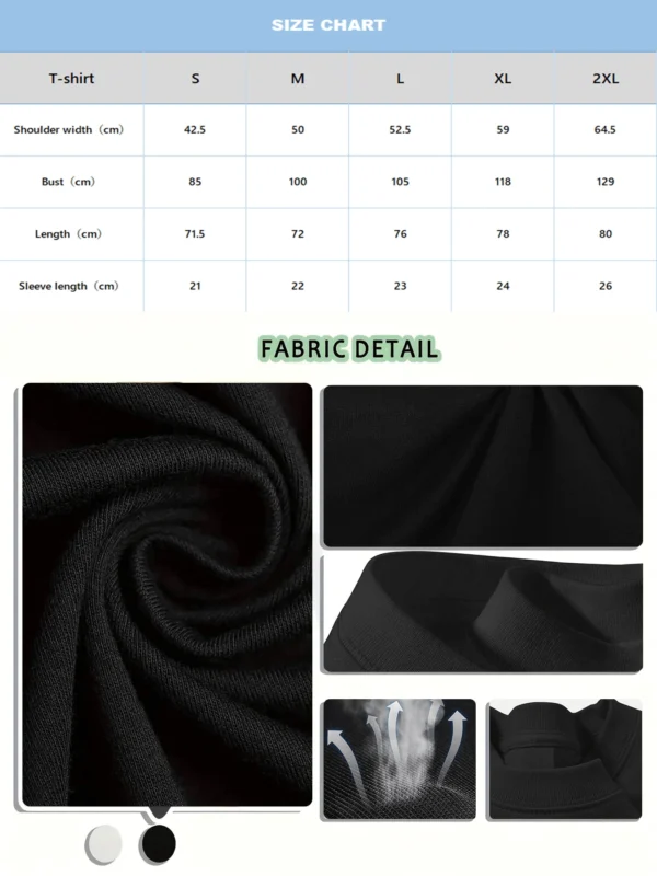 3 Piece White Cotton Short Sleeve Men's T Shirts. Perfect for everyday wear, going to the gym, and perfect for gift giving. - Image 4