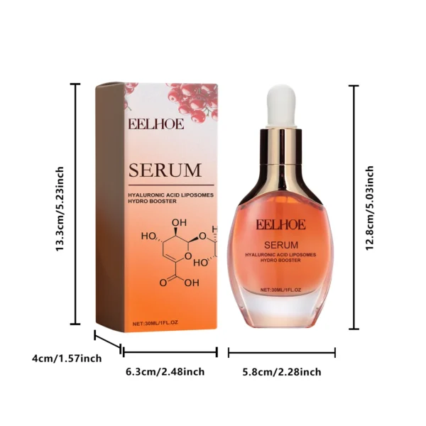 Eelhoe 30ml Hyaluronic Acid Facial Serum Reduce Wrinkles Crow'S Feet Improve Dullness Pore Shrink Skin Moisturizing Face Serum - Image 6