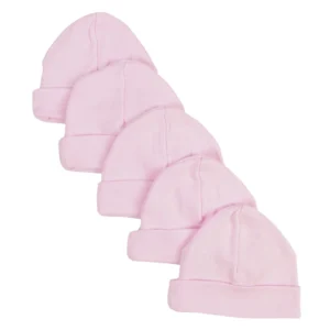 UD_Pink Baby Cap (pack Of 5) 031-pink-5