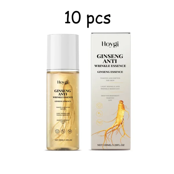 Hoygi Ginseng Firming Face Serum Tightening Skin Fade Fine Lines Smoothing Prevent Aging Anti-oxidation Moisturize Face Serum - Image 7