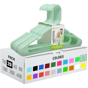 UD_Hangers for Adult Size Clothing Plastic Ideal for Everyday Standard Use Clothes Shirts Blouses TShirts Dresses Jackets Suits.