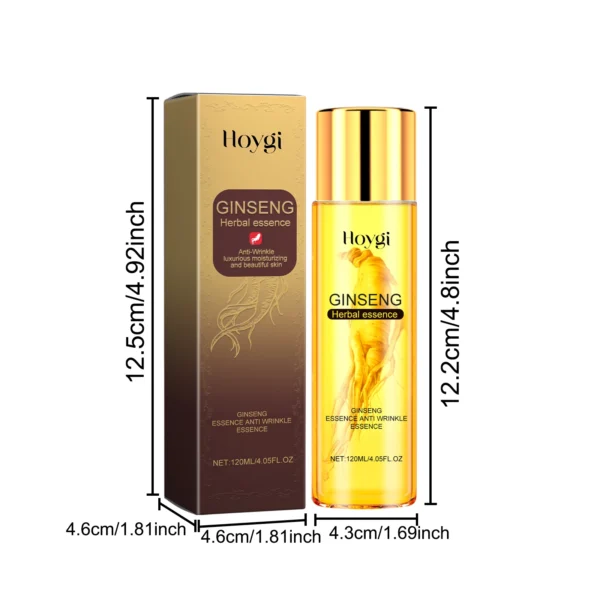Hoygi Ginseng Face Serum Fade Fine Lines Anti-aging Improve Dullness and Roughness Firming Nourishing Skin Booster Face Serum - Image 6