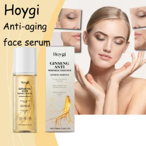 Hoygi Ginseng Firming Face Serum Tightening Skin Fade Fine Lines Smoothing Prevent Aging Anti-oxidation Moisturize Face Serum