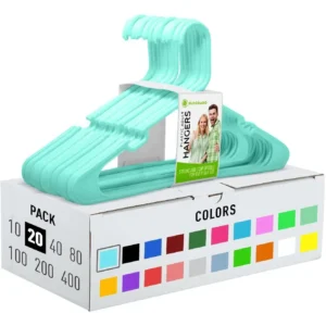 UD_Hangers for Adult Size Clothing Plastic Ideal for Everyday Standard Use Clothes Shirts Blouses TShirts Dresses Jackets Suits.