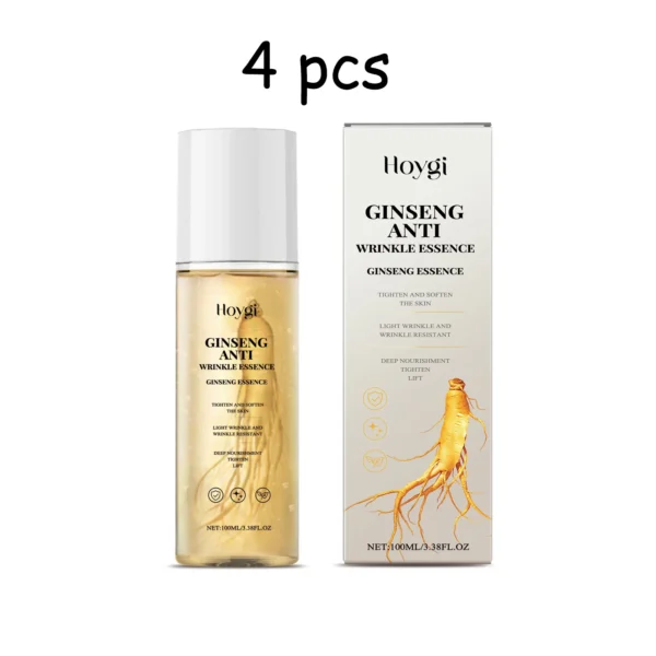 Hoygi Ginseng Firming Face Serum Tightening Skin Fade Fine Lines Smoothing Prevent Aging Anti-oxidation Moisturize Face Serum - Image 8