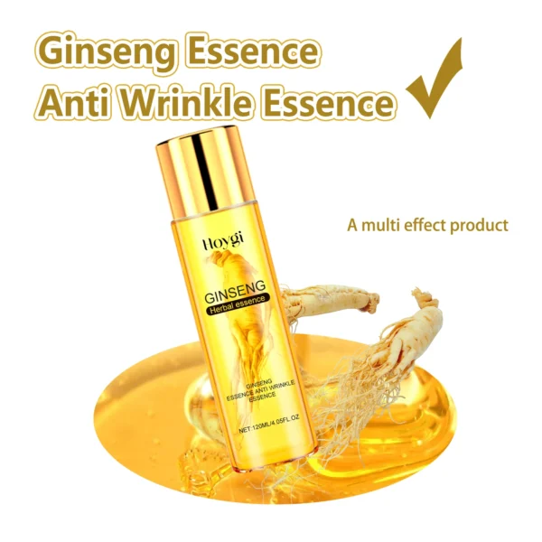 Hoygi Ginseng Face Serum Fade Fine Lines Anti-aging Improve Dullness and Roughness Firming Nourishing Skin Booster Face Serum - Image 4