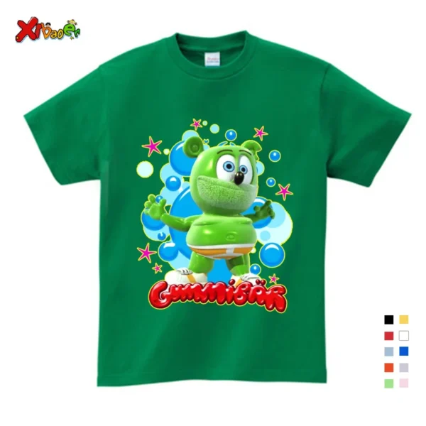 Boys Tshirts for kids Baby Boys Girl Gummy Bear T Shirt Cartoon Funny Casual Kids Clothes Summer Harajuku Children's Clothing - Image 8