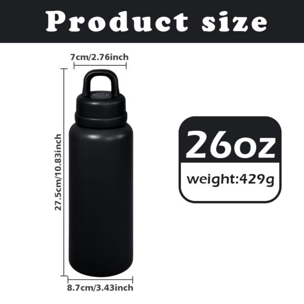 US Warehouse 26oz Leak-Proof Stainless Steel Tumbler One-Touch Opening for Business Outdoor Camping Children Back School Hot - Image 2