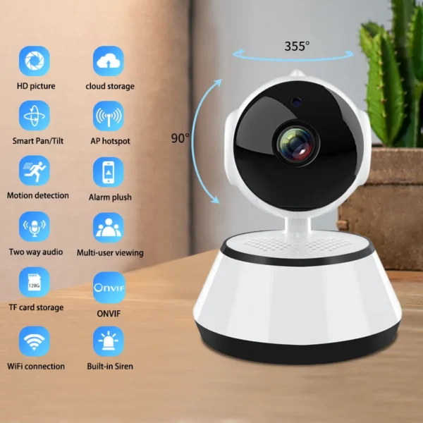 Factory Wholesale Video Cam Smart Baby Monitor Housing Dome Wireless Security CCTV IP Wifi Camera - Image 2