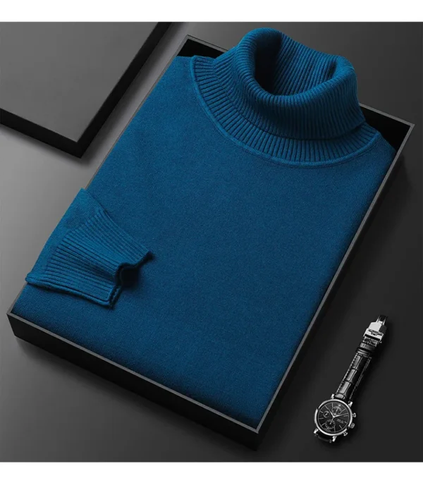 Oversized Knitted Pullover Sweater Men Woolen Custom Wool Sweater for Men Knitwear Knit Winter Plus Size Men's Sweaters - Image 3