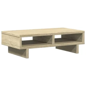 W2B VidaXL Sonoma Oak 19.7x10.6x5.9' Monitor Stand Engineered Wood Laptop Stand