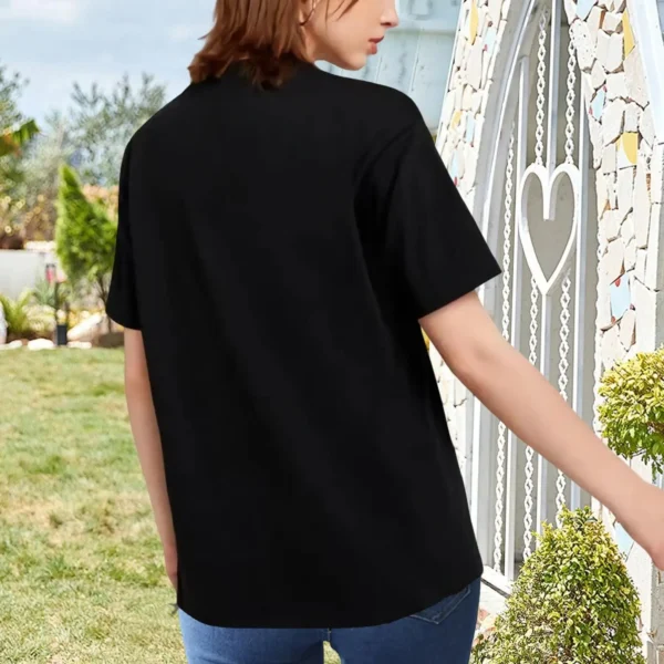 Women's Howdy Cow Skull Graphic Tee Shirt, Western Style Crew Neck Short Sleeve T-Shirt, Cute Summer Top for Women - Image 4