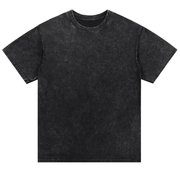 Custom Printed  100% Cotton 200 Grams Unisex Bulk Washed Oversized Wholesale T-shirts Tshirts for Men - Image 5