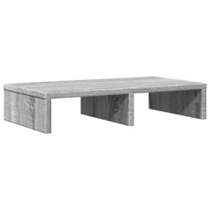W2B VidaXL Sonoma Grey 19.7x10.6x3.9'' Engineered Wood Laptop Stand Monitor Stand