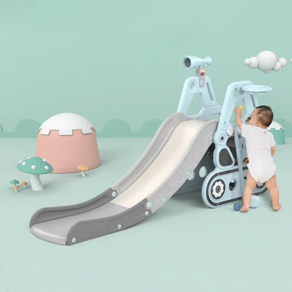 Feiqitoy Indoor Plastic PE Slides for Kids Baby Swing Set for Garden Educational Public Occasions - Image 2