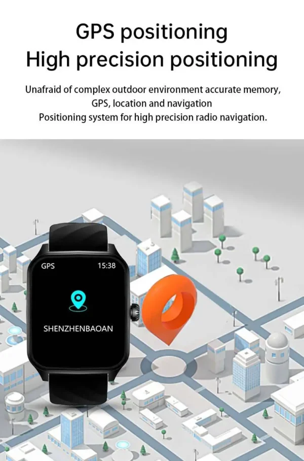 USA Stock Series 9 10 DM60 Android Smart Watch 2.02 Inch IPS OLED Screen 4GB RAM + 64GB Memory 800 Mah Battery Life Compass 4G - Image 5