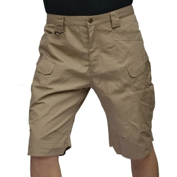 Hot Sale Short Sleeve Sports Cargo Pocket Uniform Shorts Outdoor Waterproof Hiking Cargo Range Shorts Men - Image 5